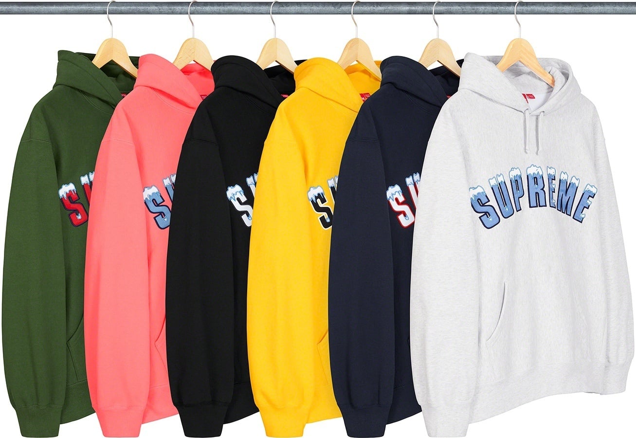 Icy Arc Hooded Sweatshirt